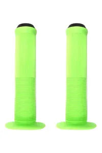 BULLETPROOF GRIPS 140MM W/FLANGE AND END PLUGS GREEN