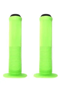BULLETPROOF GRIPS 140MM W/FLANGE AND END PLUGS GREEN