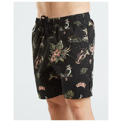 DIRTY VACAY VOLLEY SHORT 18" - VINTAGE BLACK