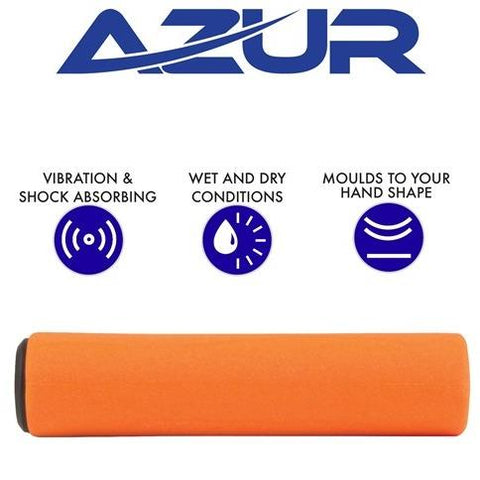 AZUR SILICONE GRIPS ORANGE