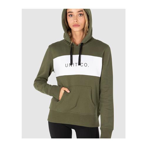 LADIES FLEECE HOODIE BALTIC MILITARY