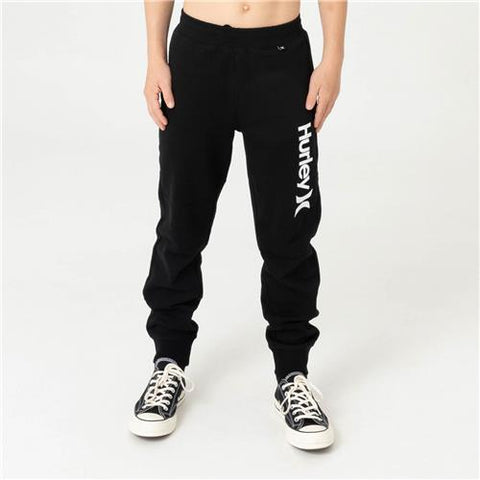 One And Only Hurley Youth Boys Track Pant Black