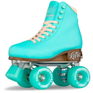 RETRO ROLLER SKATES TEAL