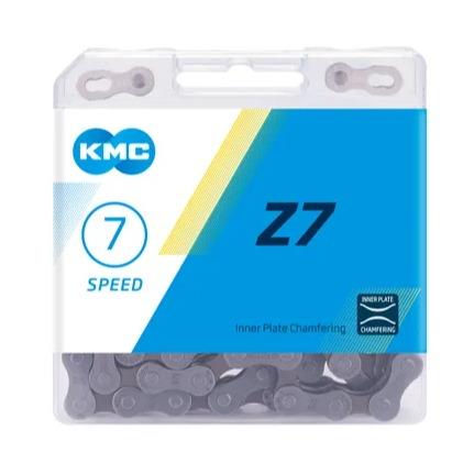 CHAIN - 6-7 Speed - KMC - Z7 - 116L - SILVER - w/Connect Link