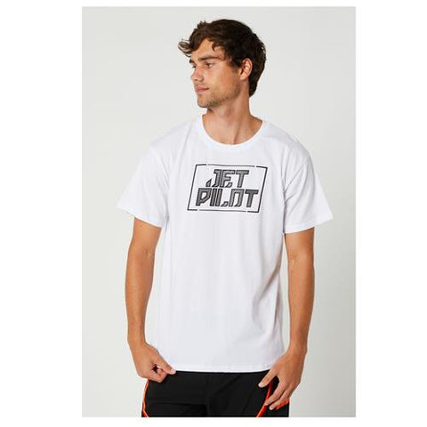 CORP MENS SS TEE WHITE