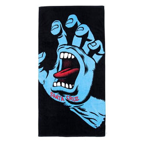 SANTA CRUZ SCREAMING HAND TOWEL BLACK