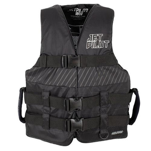 JETPILOT HELIUM F/E MENS NYLON VEST BLACK/BLACK