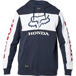 HONDA ZIP FLEECE - NAVY/WHITE