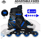 148 BLACK CRAZY ROLLAR BLADES