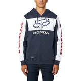 HONDA ZIP FLEECE - NAVY/WHITE