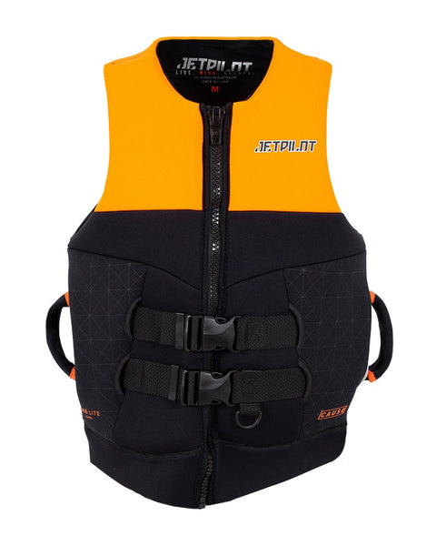 JETPILOT CAUSE MENS S-GRIP FE NEO VEST ORANGE L50