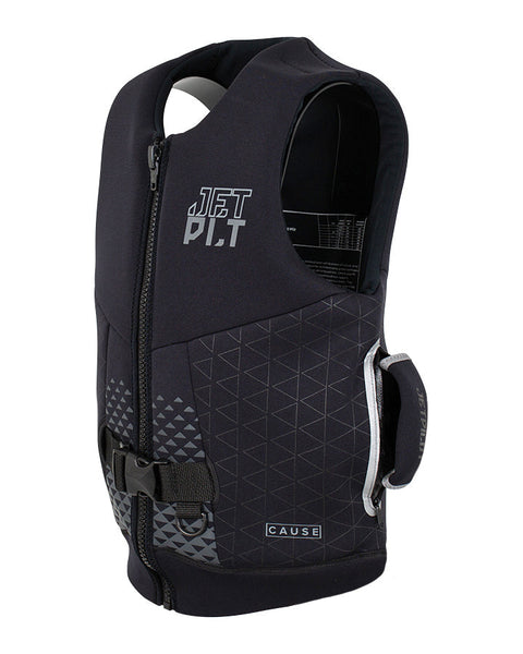 JETPILOT CAUSE F/E MENS NEO VEST BLACK/BLACK