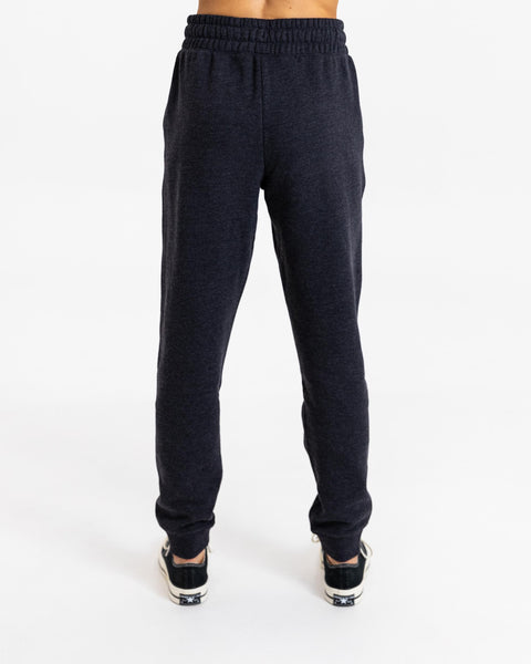 OAO FLEECE JOGGER - BLACK HEATHER