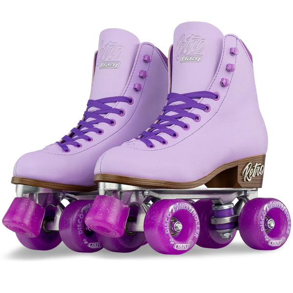 RETRO ROLLER SKATE PURPLE