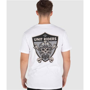 MENS TEE RIDERS WHITE