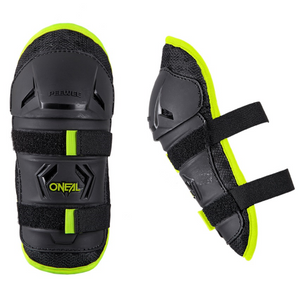 YOUTH ONEAL PEEWEE KNEE GUARD - BLACK/HI VIZ