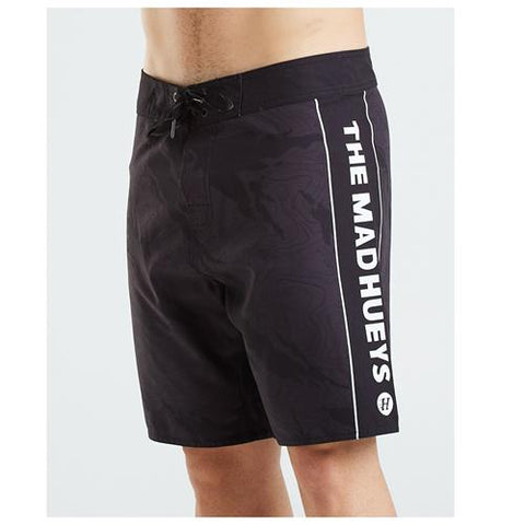 BLACK SEAS BOARDSHORT 19" - BLACK