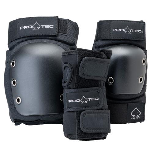 Protec Street JR3 Pack black pads youth medium
