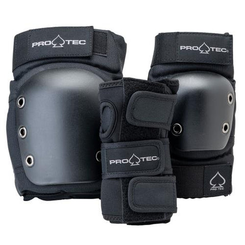 Protec Street JR3 Pack black pads youth medium