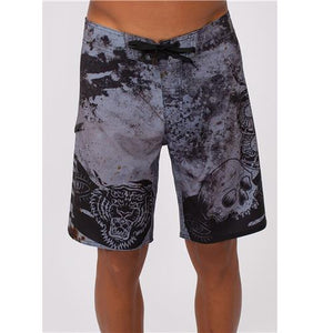 JETPILOT TATTS MENS BOARDSHORT GREY RUST