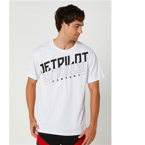 JETPILOT FLIP MENS SS TEE WHITE