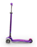 MICRO MAXI DELUXE LED KIDS PURPLE SCOOTER