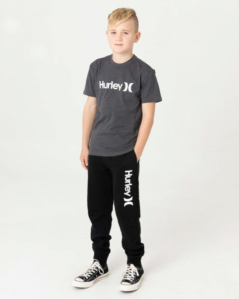 One And Only Hurley Youth Boys Track Pant Black