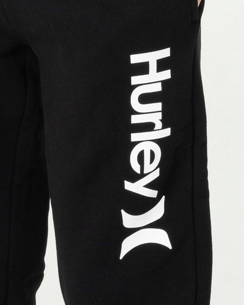 One And Only Hurley Youth Boys Track Pant Black