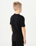ONE & ONLY SOLID HURLEY YOUTH BOYS S/S T-SHIRT - BLACK