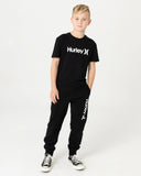 ONE & ONLY SOLID HURLEY YOUTH BOYS S/S T-SHIRT - BLACK