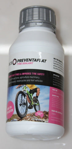 SEALANT PREVENT A FLAT TYRE SEALANT 250ML BOTTLE