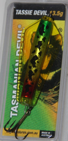 TASSIE DEVIL LURE 13.5G (105) CHRISTMAS BEETLE