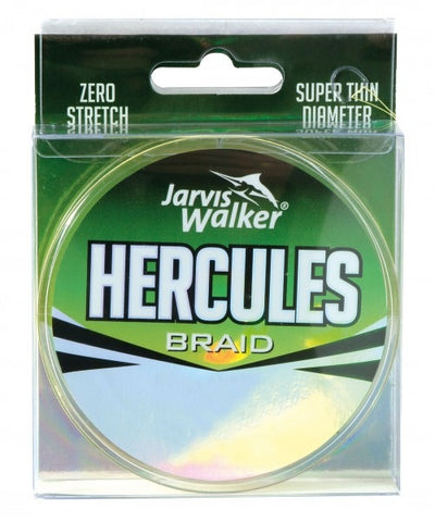 jw hercules braid 115m 8lb chartreuse