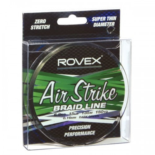Line Rovex Air Strike Braid 150yd 15lb gr